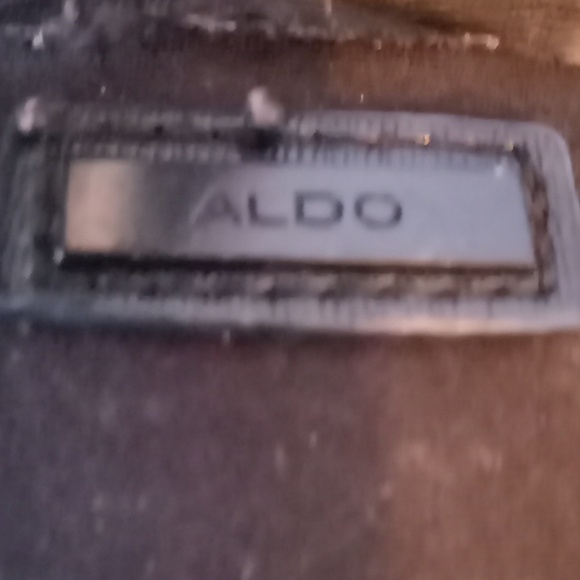 Aldo Black spacious faux leather like  satchel, smartbag,  handbag purse. - Picture 6 of 9